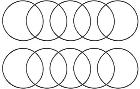 sourcing map 10Stk.Nitrilkautschuk O-Ringe 62 mm AD 59 mm ID 1,5 mm Breite Metrische Nitrilkautschuk-Dichtung