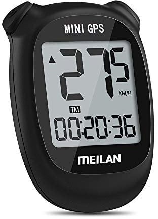 MEILAN M3 Mini GPS Bike Computer, Wireless Bike Odometer and Speedometer Bicycle Computer Waterproof Cycling Computer with LCD Backlight Display for Men Women Teens Bikers Outdoor Cycling