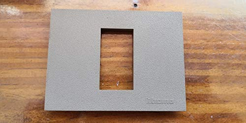 Placca Mostrina grigio scuro 1 posto Bticino TEKNE art. 13831