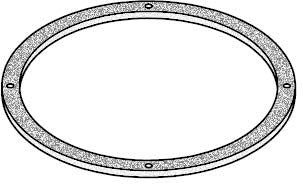 Dichtung für Rauchventilator, Original MCZ für Pellet-Thermostufe Artikelnummer .41801301500
