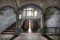 HOSPITAL Fototapete VLIES-400x260 cm (909A)-Schloss Palast Vintage Design Verlassener Ort Wandtapete-Inkl. Kleister-Vliestapete Bild Dekoration Wand-Dekor Moderne Motiv-Tapete Panorama Poster XXL