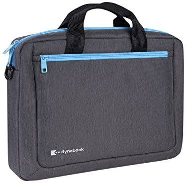 dynabook Advanced - Custodia per Laptop da 15,6, con Tracolla, con Scomparto Imbottito per Computer Portatile, Impermeabile, Tasca Frontale per Accessori