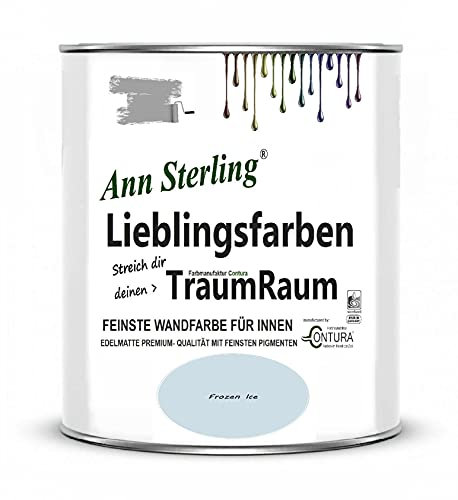 Ann Sterling Wandfarbe Innenraumfarbe Lieblingsfarben Color Farbe Innenfarbe Deckenfarbe (Frozen Ice)