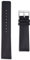 Buckle & Stitch Black Leather Replacement Watch Strap | Compatible with 22mm Skagen Screw Style Watches 233XXLSLB | 4 Screws Included | Aftermarket Watch Band (Black)