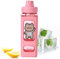700ml Water Bottle with Straw,Cute Sports Water Bottle with Sticker,Kawaii Drinking Bottle,Large Capacity Reusable Leak Proof Sports Drink Bottle for School Office Outdoor Sports Kids Girls Boys