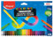 Maped - Color'Peps Infinity Buntstifte - 100% farbige Mine, 100% verwendbar - Null Abfall - kein Anspitzen - sehr langlebig - ergonomische dreieckige Form - Set mit 24 Stiften