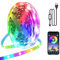 PSTAR LED Strip 10M, App Smart Steuerung RGB LED Streifen USB-Schnittstelle, 5V LED Lights Sync mit Musik, Fernbedienung, Timermodus, LED band für Haus, Wohnzimmer, Küche