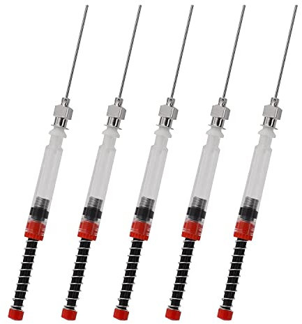 PAPAPI 5 PCS Fountain Pen Ink Syringe Filler Spring Converter with Removable Needle Tip