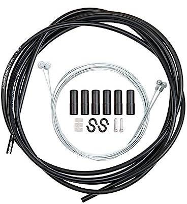 Fahrrad Bremskabel Innenzug Set, Fahrrad Bremsseil Hinten, Fahrrad Bremszuge Set, Fahrrad Schaltzug Set, Schaltzug Set Fahrrad, Bremse Kabel Gehäuse Kit, Fahrradteile Bremszug, Geeignet zum Radfahren