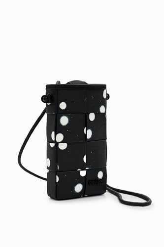 Desigual Women's Mone_New Splatter Bruna Tri-Fold Wallet, Black