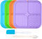 Licky Mats for Dogs and Cats, Premium Lick Mats with Suction Cups for Dog Anxiety Relief, Dog Licking Mat for Bathing, Grooming and Training (Blue, Green, Orange and Purple, Large)