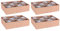 ACAN Tradineur - Pack de 4 Caja de 12 vasos Modelo Pinta - Capacidad de 355 ML - Fabricado en Vidrio Resistente - Apto para lavavajillas - Tamaño aprox: diámetro 8,3 x 8,8 cm - 48 Uds Total