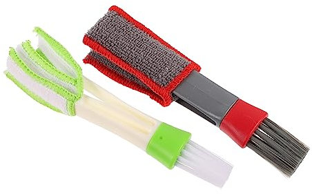 ibasenice 2st Reinigungsbürste Mini-staubtuch Reinigen Kfz-staubbürste Staubwedel Für Lüftungsschlitze Staubwedel Für Tastaturen Auto Lüftungsreiniger Detailpinsel Wagen Abs Reinigungsmittel