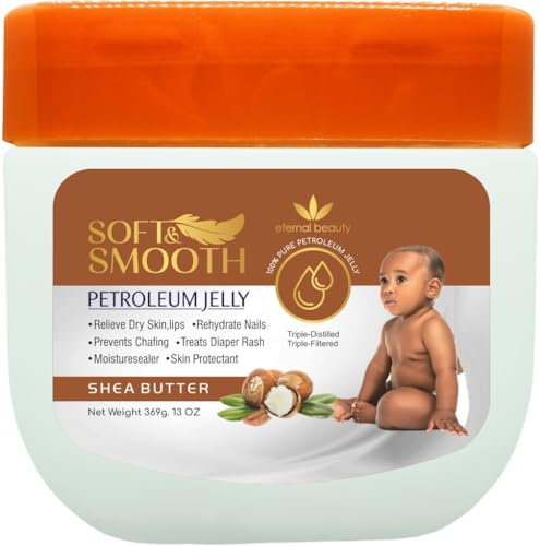 Eternal Beauty Vaseline Petroleum Jelly mit Sheabutter-Duft für Babys, 368 ml, 369 g