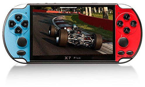 SHUAIGUO 5.1inch X7 Plus Video Game Console Handheld Game Players Double Rocker 8GB Memory Built in 1000 Games MP5 Game Controller