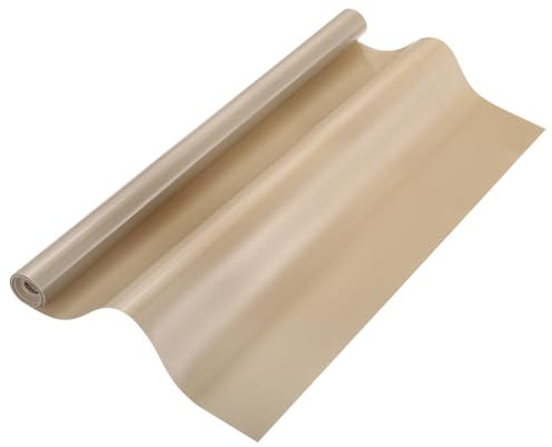 sourcing map 15.7IN x 3.9FT Silicone Baking Mat Rolls, Heat Resistant Baking Mats, Non-Stick Pastry Mats, Non-Slip Countertop Mats, Refrigerator Liners Beige