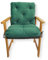 4L Textil Gartenbankauflage Hollywoodschaukel Auflage Bankauflage Outdoor Sitzkissen Bank Gartenbank Auflage Bankkissen Sitzauflage Bank Sitzpolster Bank (50x50x50 cm, Grün)