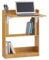 SoBuy Computer Desk Home Office Desk Folding Table with 3 Shelves Study Table Natural W64 x D58 x H82cm FWT92-N