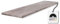 HausFux studioLINE MDF-Innenfensterbank nach Maß - 1,8 cm stark, melaminbeschichtet, mit ABS-Kante - Made in Germany - individueller Zuschnitt (Bellato Grau, T x L | 30 x 80 cm)