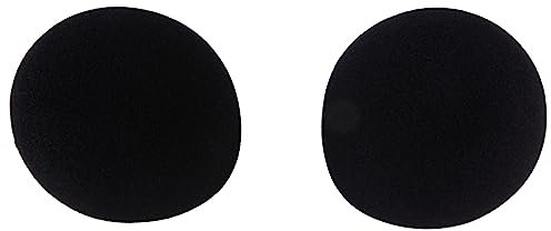 Joskeijky 2 Pezzi/Set per Zoom H1 Penna di Registrazione Mare Cotone Copertura Microfono Antivento Spugna Copertura Registratore Vocale Spugna Nero