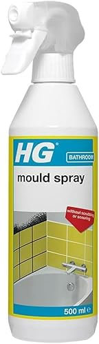 HG Mould Spray, Effective Mould Spray & Mildew Cleaner, Removes Mouldy Stains From Walls, Tiles, Silicone Seals & More Blue -1 Pack 500ml
