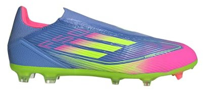 adidas F50 League Laceless Firm/Multi-Ground Boots, Textile Upper, Blue