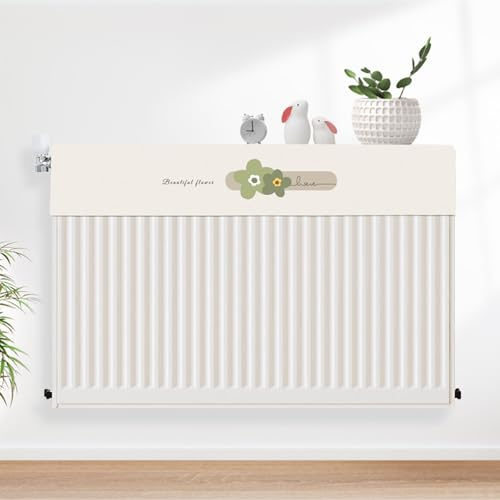 WAZUBC Radiator Dust Covers, Home Fabric Radiator Dust Shield Cover Hood Linen Fabric Decorative Covers Protects Against While Elevating Your Interior Decor (160 * 10cm)