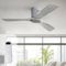 Sofucor Deckenventilator mit Fernbedienung, Deckenventilator aus Massivholz mit 3 Holzlüfterblätter, 132cm, Leise, 6 Geschwindigkeiten, Timer, DC Motor, Sommer-Winterbetrieb für Schlafzimmer