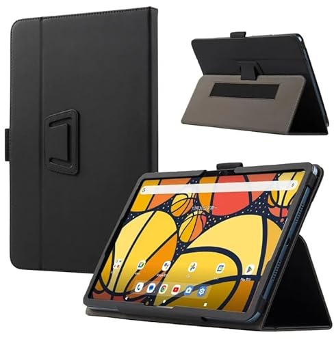 YUNKEPBCBM Magnetische Abdeckung Kompatibel mit Blackview Tab 18 12 Tablet Fall Handheld PC PU Leder Folio Stand Funda