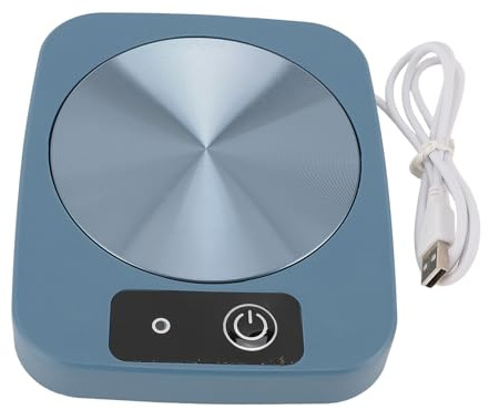 Für Thermostat, für Kaffeetassenheizterbahn, Heizung Cup Pad, für Home Office (Blau)