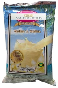 MMHNOOR Vanilla Flavour Powder Drink, Rich in Protein & Calcium, Fortified with Iron, 120g