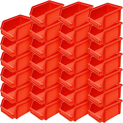 BRB 27x Sichtbox CLASSIC FB 4, LxBxH 230/200x140x122 mm, Inhalt 3,7 Liter (rot)