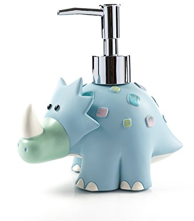 Seifenspender mit niedlichem Tier-Cartoon-Dinosaurier-Harz, Spa-Kollektion, Lotionspender, Pumpe, Badzubehör, Seifenspender. Die Lotion kann Nicht zu klebrig oder dick Sein, Wasser hinzufügen oder