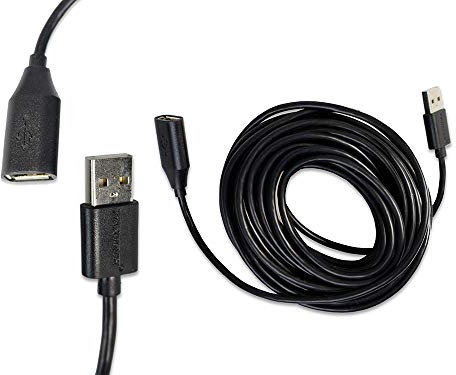 Vetrineinrete® Cavo prolunga USB 2.0 da Maschio a Femmina m/f per pc Computer Notebook da 3 5 e 10 Metri (10 Metri) D91