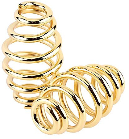 Bobber Solo Seat Springs 1 Pair 3 Inch Steel Barrel Springs Seat Mounting fit Chopper Bobber Motorcycle(Golden)