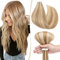 SEGO Tape Extensions Echthaar Haarverlängerung Klebeband Haarteile Glatt 100% Remy Haar 10pcs Weissbraun/Hellblond #12p613 12(30cm)-25g