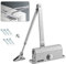 Marie Robuster Türschließer, interne Größe 2, automatische Feder, hydraulisch, verstellbarer Arm, Betrieb mit Halteöffnungsfunktion für Gewerbe und Zuhause, Verwendung für 25–45 kg Tür-Aluminium