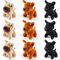 Sumind 9 Pcs Jouet Animal en Peluche Mignon Faveurs de Fête de Mini Chiot Chien en Peluche Pendentif de Poupée en Peluche Animal Doux pour Porte-clés Clips Sac à Dos (Chiot Ringard)