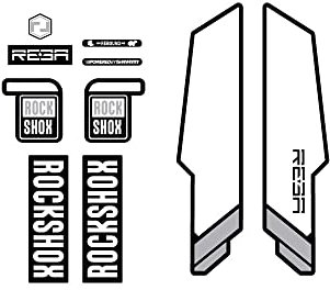 Adesivi compatibili con forcella bici Rock Shox Reba 29''mod-10
