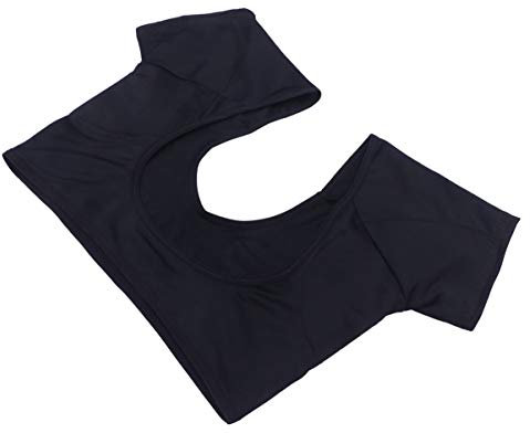 HOMSFOU Antitranspirant Unterarm-Schwitzwesten-Pads, Schwitzschutz, für, 1 (Schwarz, Größe) Sweat Off