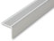 (16,24EUR/m) 43 x 43 x 1700 mm Treppenwinkel silberfarben gebohrt inkl. Montageset Treppenkantenprofil Treppenkante grob gerieft, stabil und rutschhemmend Innenmaß 40 x 40 mm