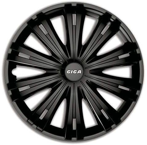 All4You Radkappen Giga Black 16 Zoll 4er Pack Radzierblenden Schwarz Black