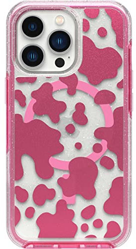 OtterBox Symmetry Series+ Clear Case with MagSafe for iPhone 13 Pro (ONLY) - Disco Cowgirl (Pink)