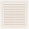 Amig - Griglia quadrata in plastica con zanzariera| Griglie di ventilazione per presa d'aria | Adatto per soffitto cucina e bagno | Dimensioni: 170 X 170 MM | Colore: bianco