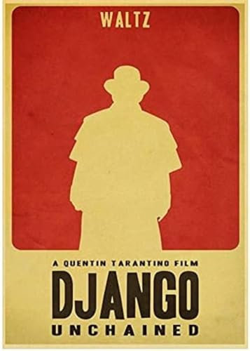 Poster Django Unchained Poster Filmplakat Kunst Wandbilder Poster Und Drucke Leinwand Malerei Home Decor 50X70Cm Kein Rahmen