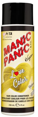Manic Panic Love Color Jaune Coeur Sans Cruauté, Vegan et Vibrant 236ml