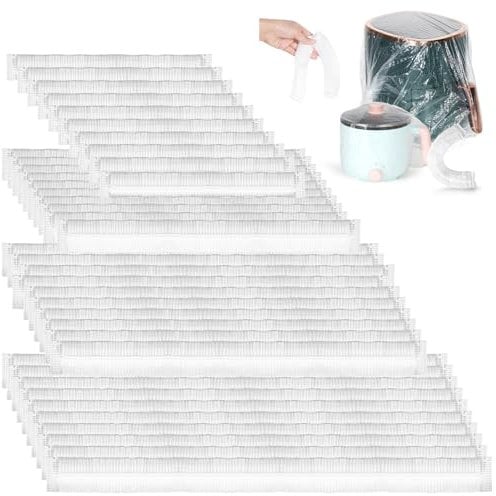AZLGSH 40 PCS Elastic Clear Kitchen Appliance Covers, Thickened Disposable Furniture Dust Cover Dustproof for Small Appliance, for Toaster Oven Blender Instant Pot Kitchen Tool (Four Sizes)