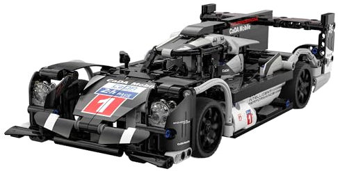 CaDA Ferngesteuertes Sportauto-Bauset, STEM-Kratz-Programmierung, RC-Spielzeug für 8–12 Jahre alte Jungen und Mädchen, cooles Baustein-Set, Geschenke für Teenager, Erwachsene, Autofans (GT Sportwagen)
