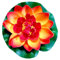 HFLWYWD Flor de loto de espuma flotante artificial con almohadilla de nenúfar, adornos realistas de loto para estanque, decoración realista para el hogar, jardín, estanque, acuario