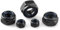 ORTAVA M8 Edelstahl Muttern Set - 30 Stück Sicherungsmuttern, Sechskantmuttern, Stoppmuttern (Schwarz)